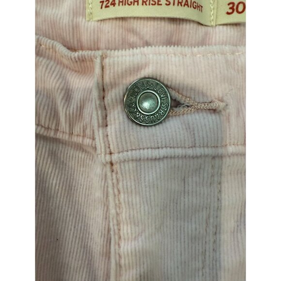 Levi's Women's 724 High-Rise Straight-Leg Corduroy Jeans, size W30 L30 - Picture 9 of 16